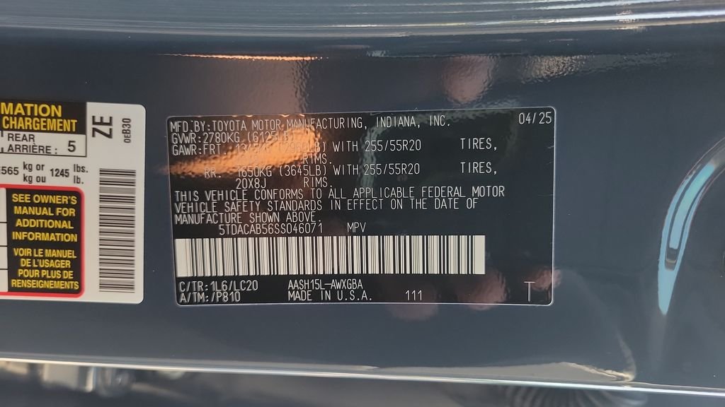Used 2025 White Toyota Limited image 25