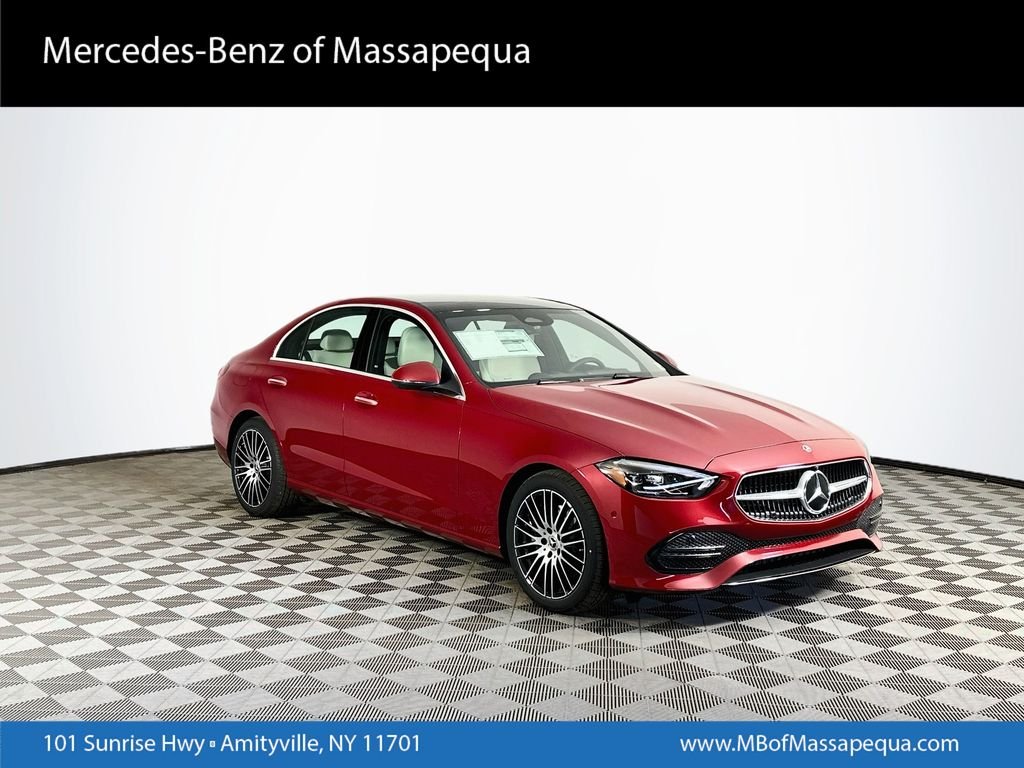 New 2026 MANUFAKTUR Patagonia Red Metallic Mercedes-Benz C 300 image 1