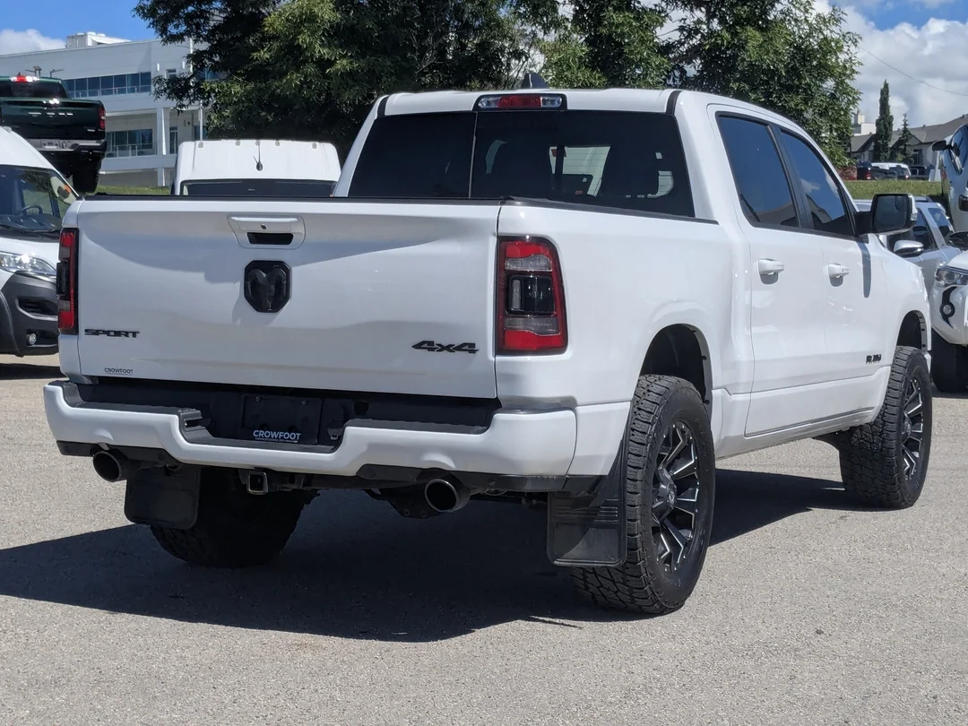 Certified Used 2022 White RAM Sport - - 4x4 - Level II Grp - Back Up Cam - Trailer Brake & Hitch & More! image 8