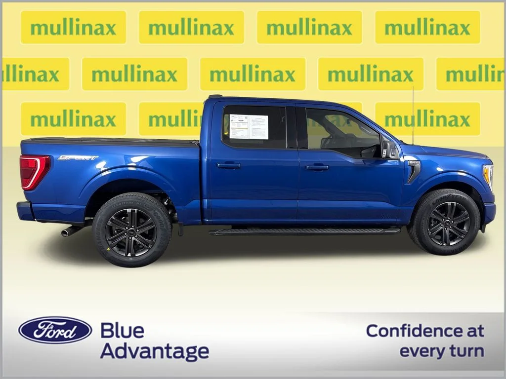 Certified Used 2022 Blue Ford XLT image 2