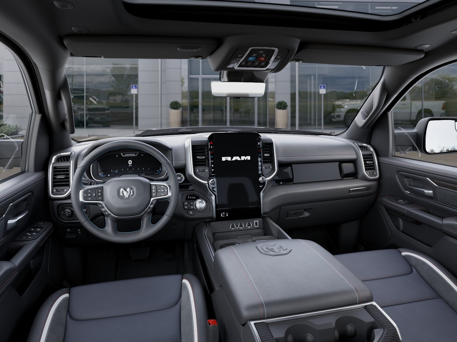 New 2026 Bright White Clear-Coat Exterior Paint RAM LARAMIE image 66
