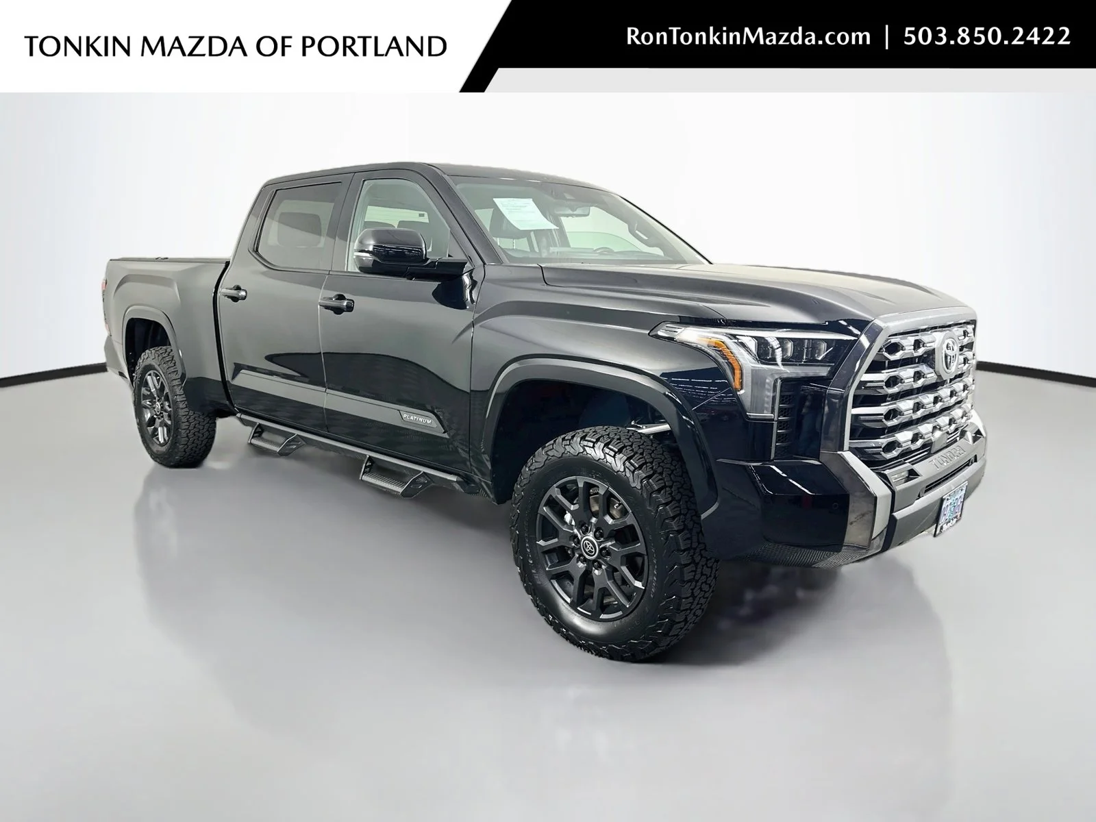 Used 2024 Midnight Black Metallic Toyota Platinum image 1