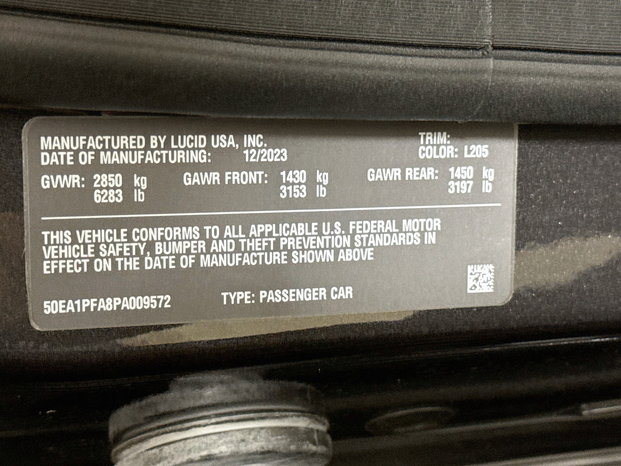 Used 2023 Quantum Gray Metallic Lucid Pure image 32