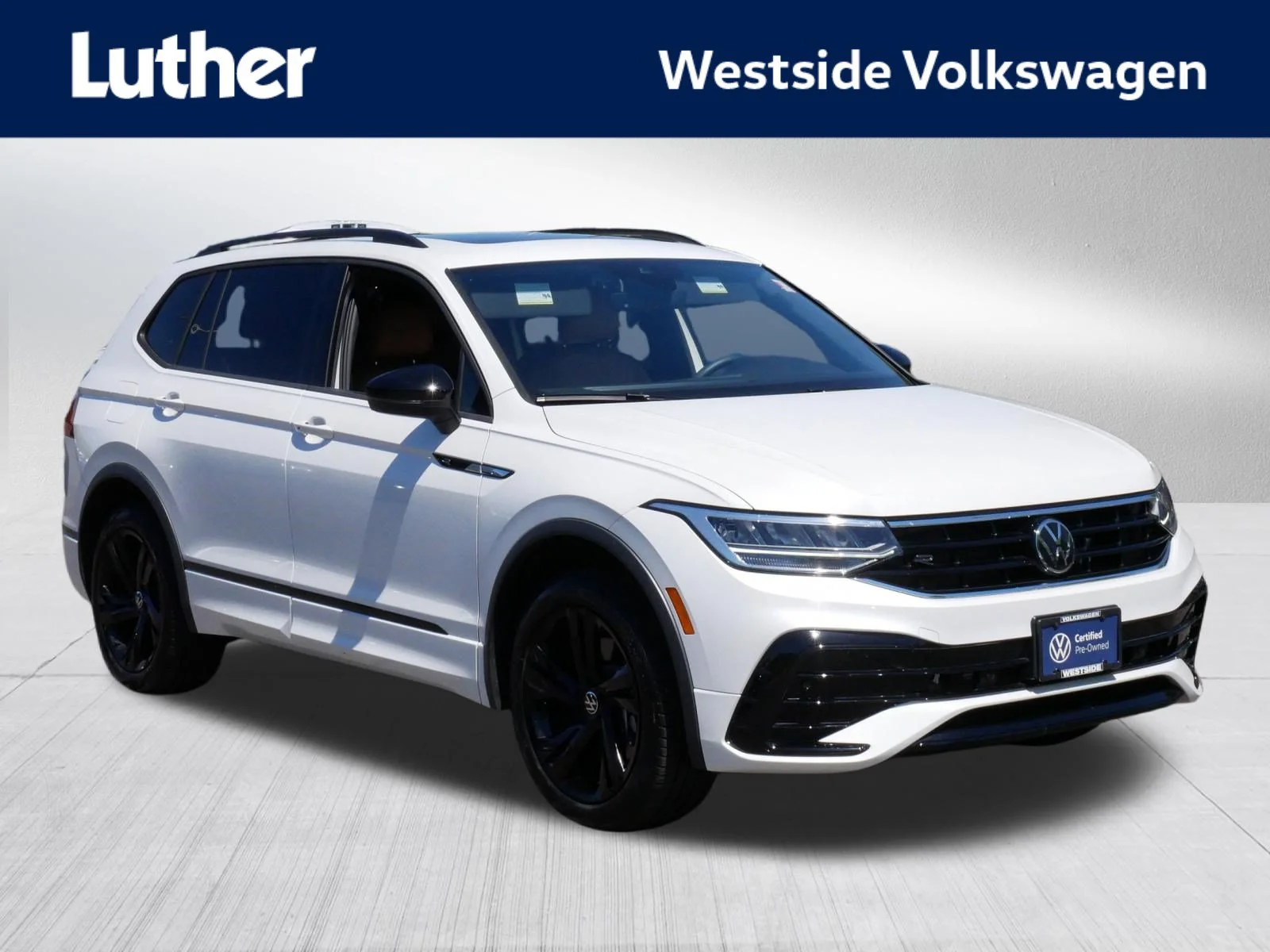 Certified Used 2024 OPAL WHITE PEARL EFFECT Volkswagen SE R-Line Black image 1