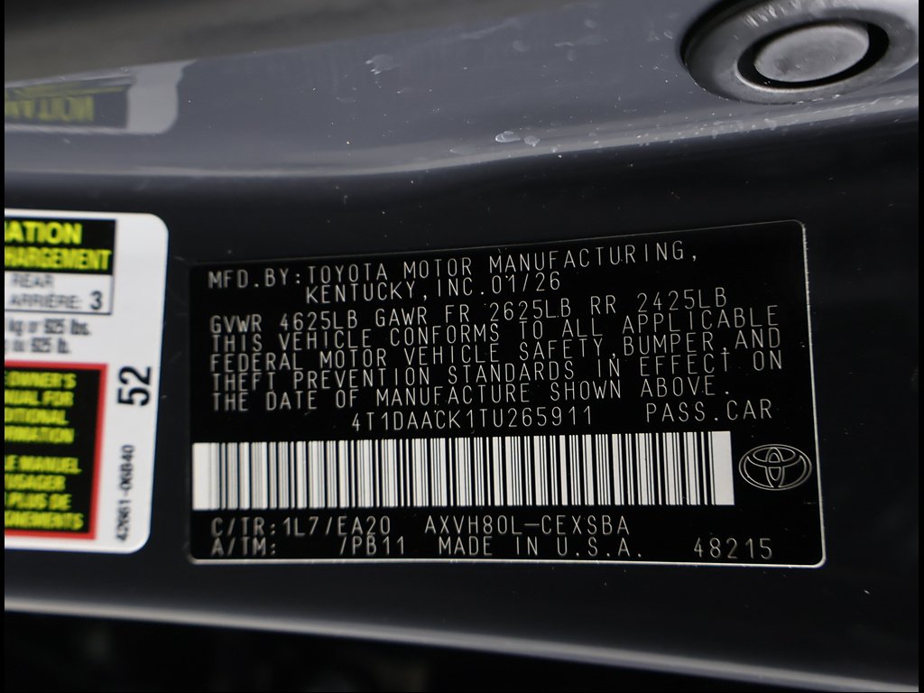 Certified Used 2026 Underground Toyota SE image 19