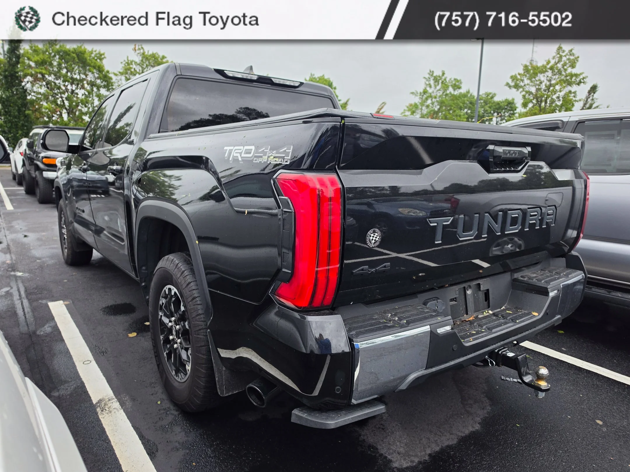 Used 2024 Midnight Black Metallic Toyota SR5 image 4