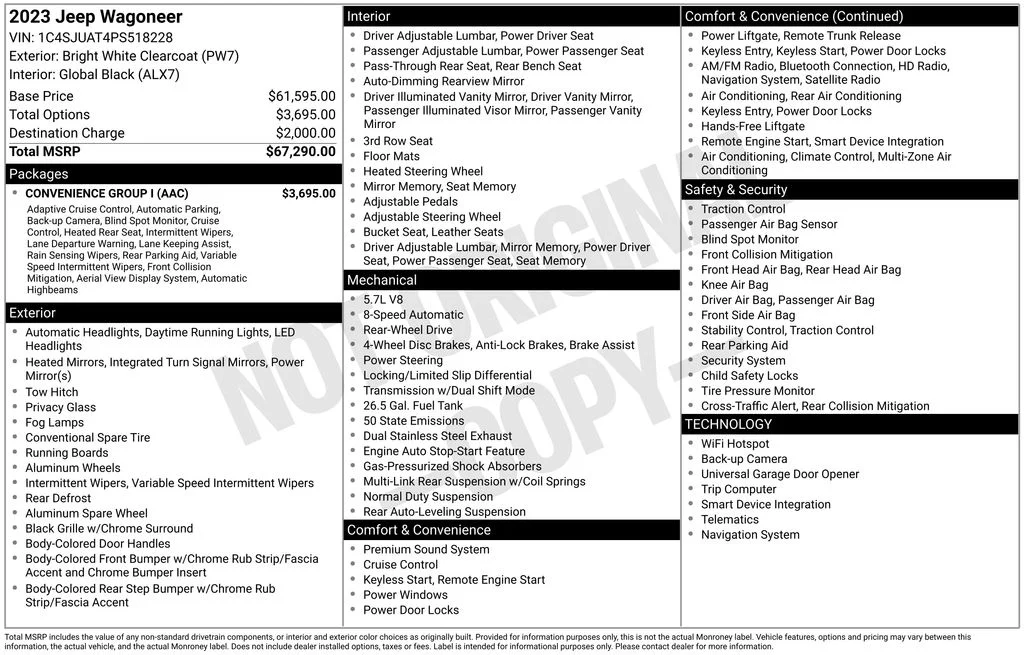 Used 2023 White Jeep Base image 43
