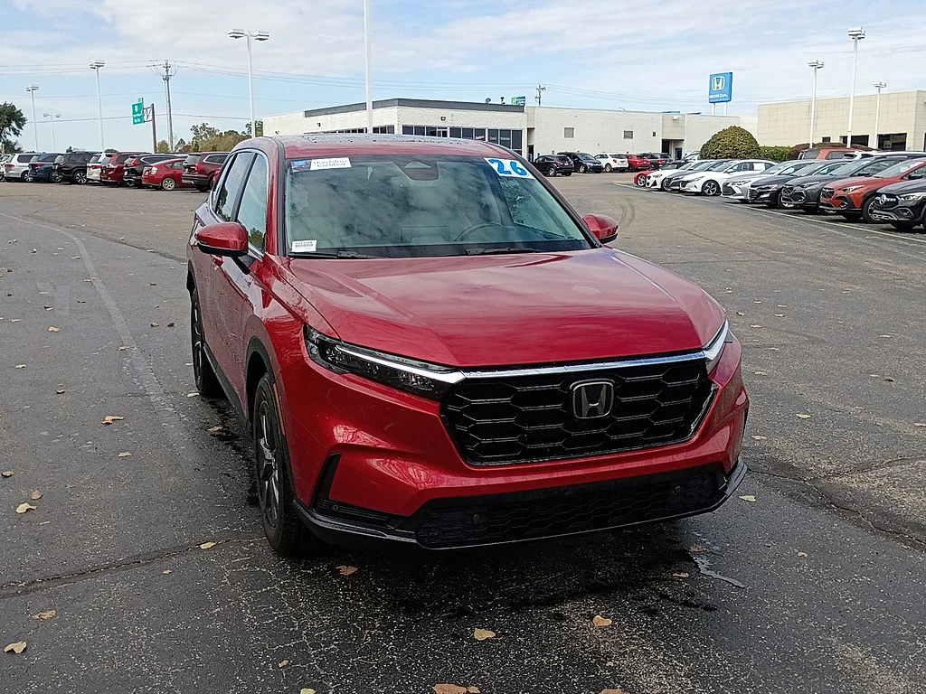 Certified Used 2026 Radiant Red Metallic Honda EX-L image 1