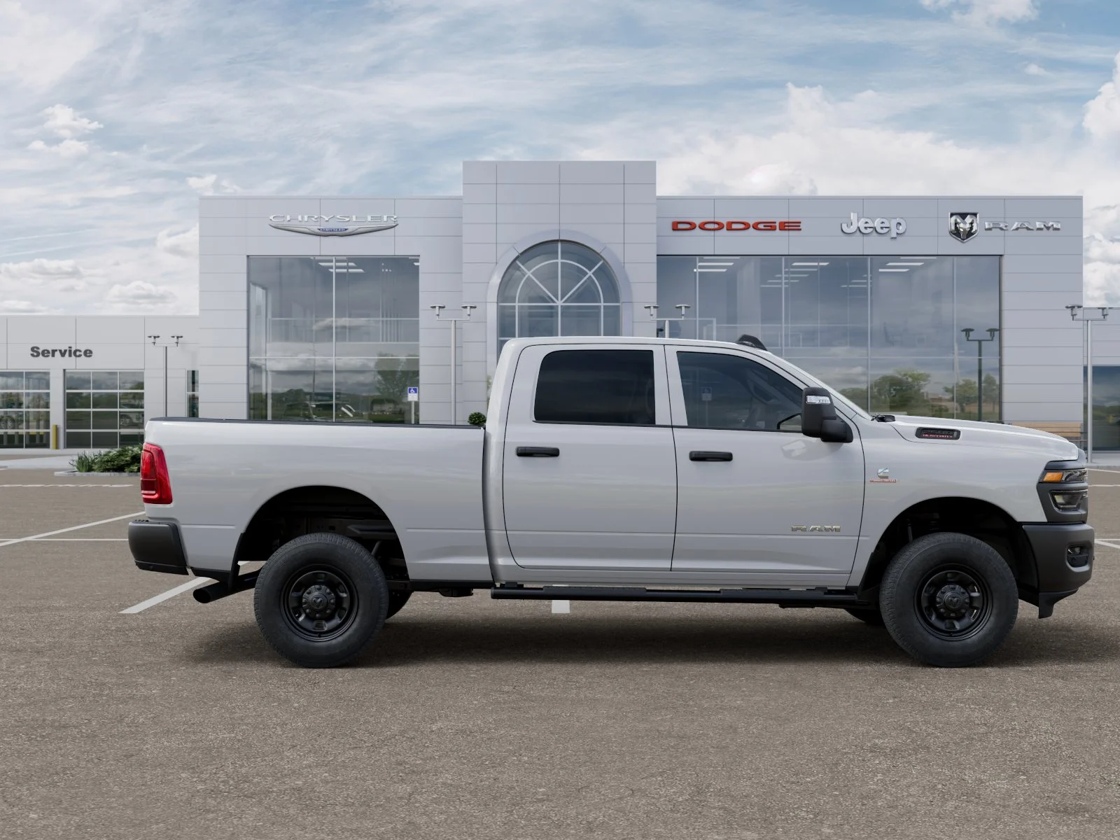 New 2026 Bright White Clear-Coat Exterior Paint RAM Tradesman image 48
