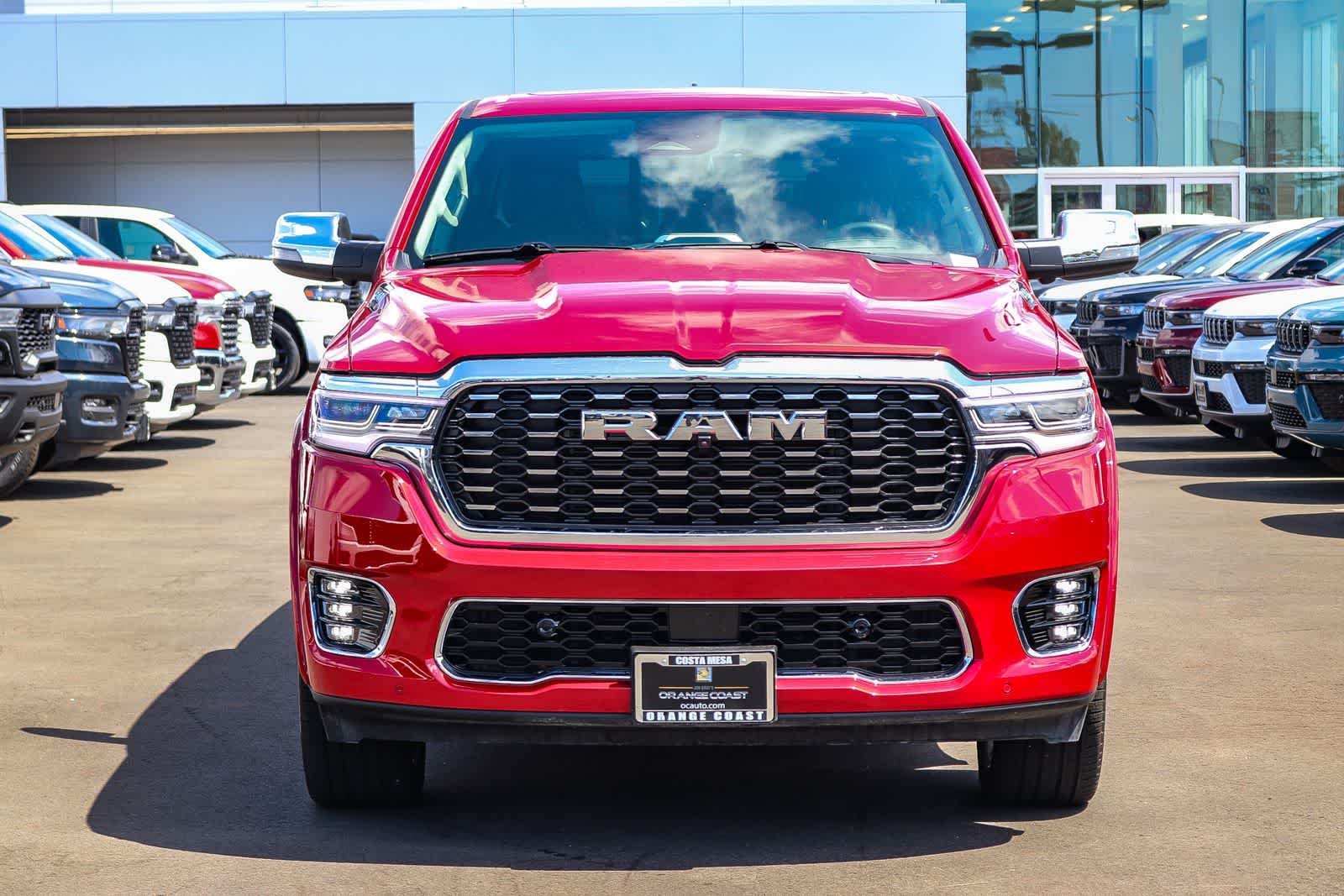 New 2026 Molten Red Pearl-Coat Exterior Paint RAM Tungsten image 2