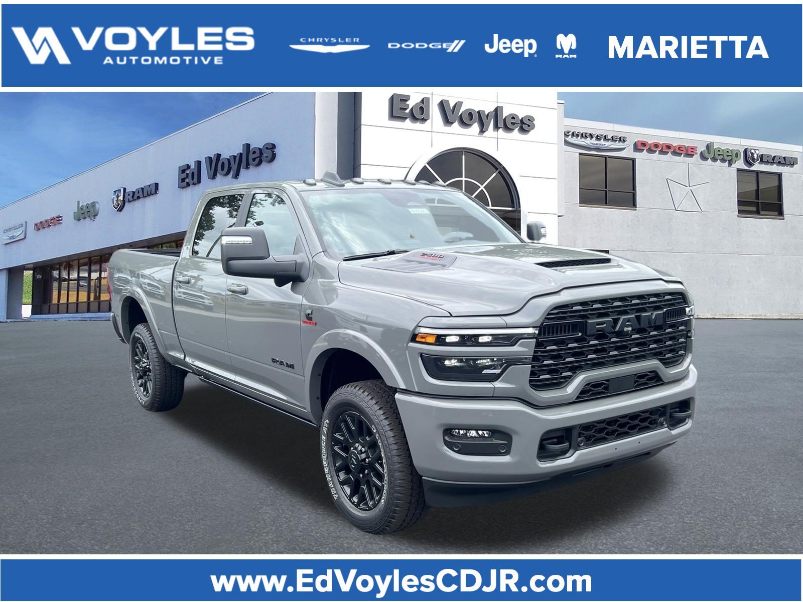 New 2026 Ceramic Gray Clearcoat Ram Limited image 1