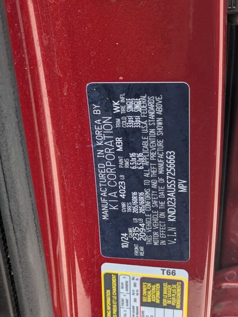 Used 2025 Orange Kia LX image 26