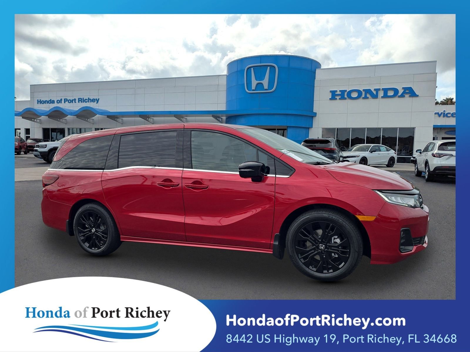 New 2026 Radiant Red Metallic II Honda Sport-L image 1
