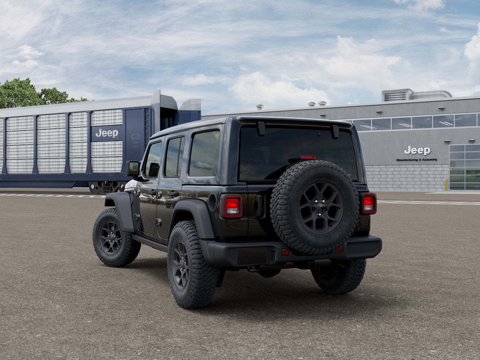 New 2026 Black Clear-Coat Exterior Paint Jeep Willys image 4