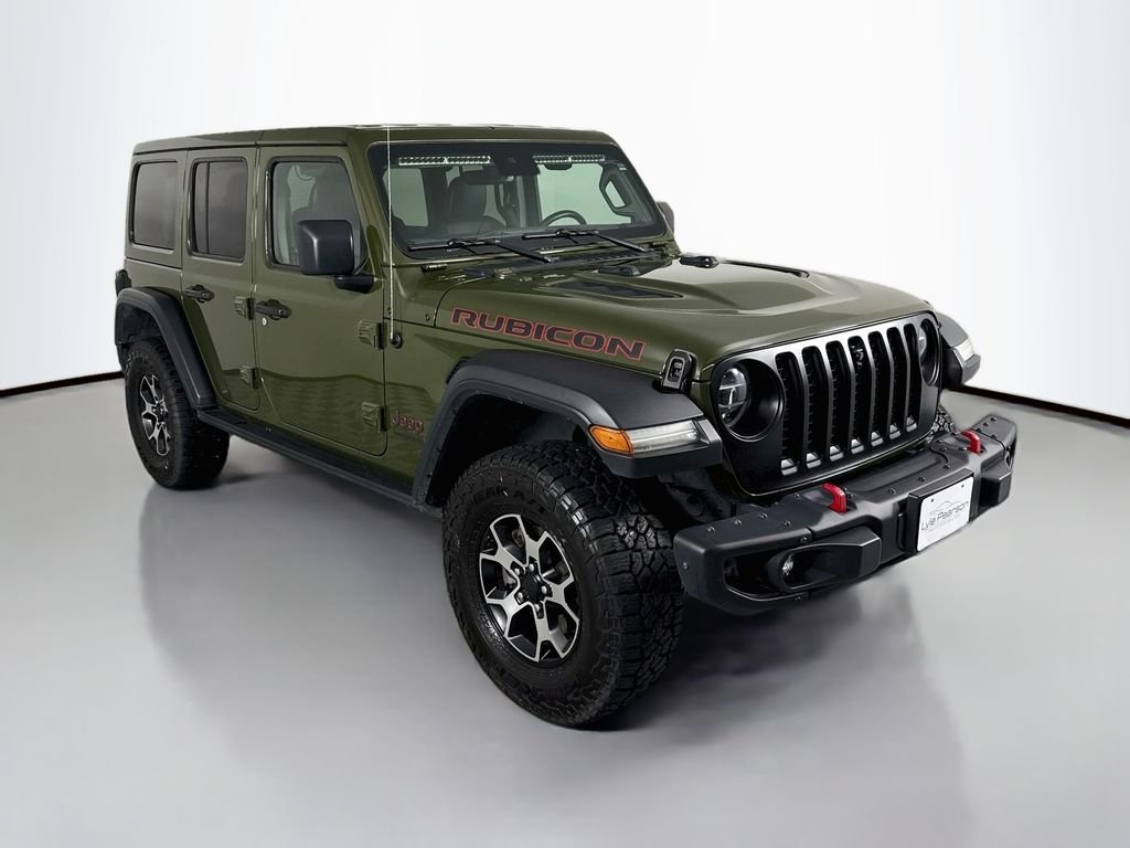 Used 2021 Green Jeep Unlimited Rubicon image 7