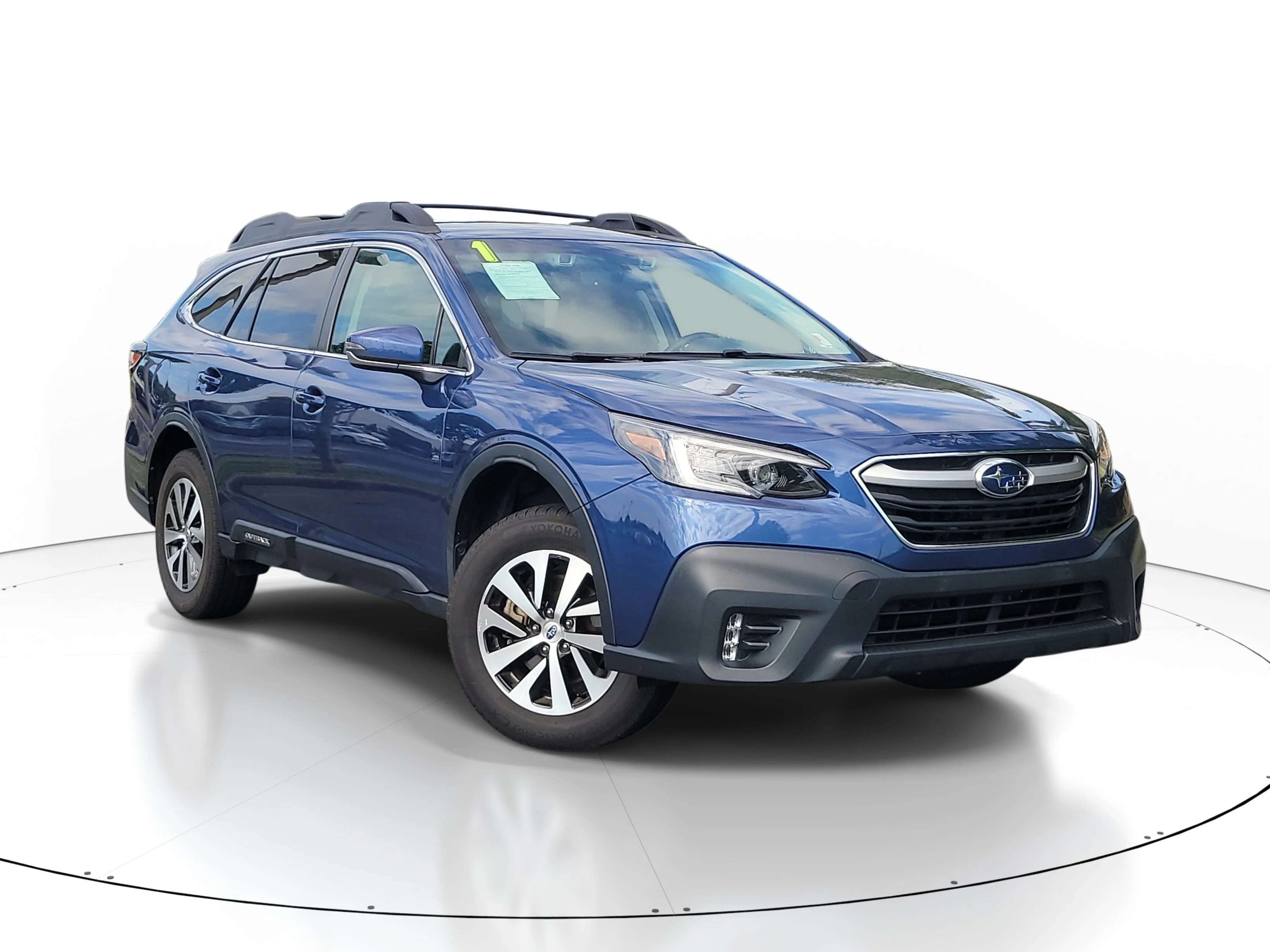 Used 2021 Abyss Blue Pearl Subaru Premium image 1