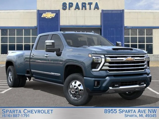 New 2026 Lakeshore Blue Metallic Chevrolet High Country DRW image 7