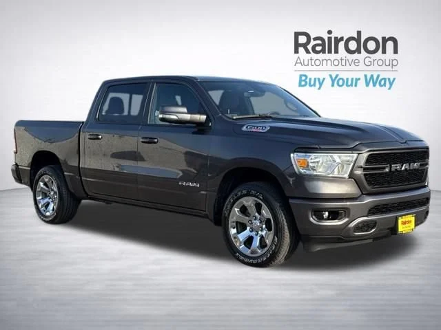 Used 2022 Granite Crystal Metallic Clearcoat Ram Big Horn image 1