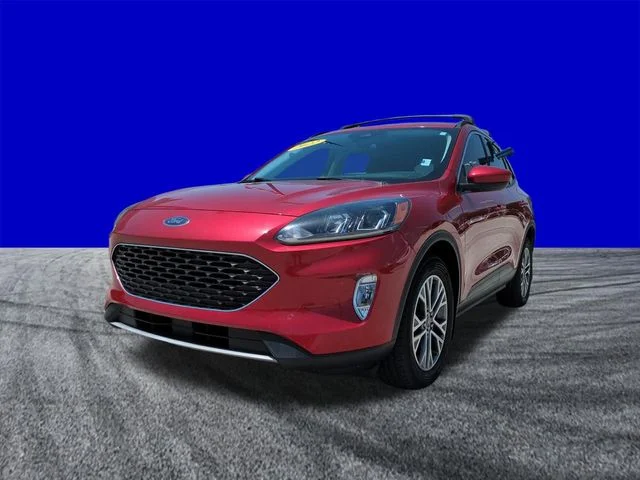 Certified Used 2022 Red Metallic Ford SEL image 8