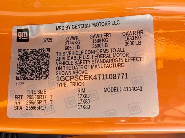 New 2026 Sunrise Orange Chevrolet LT image 18