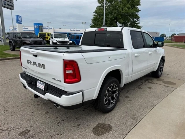 New 2026 Bright White Clear-Coat Exterior Paint RAM Laramie image 4