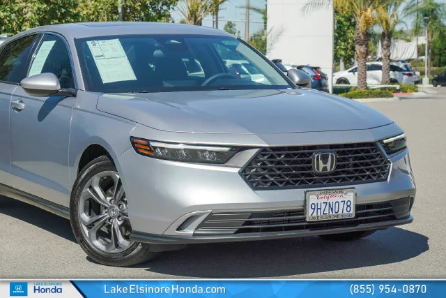 Used 2023 Lunar Silver Metallic Honda EX image 2