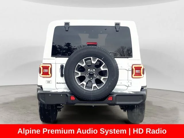 New 2026 Bright White Clearcoat Jeep 4-DOOR SAHARA image 5