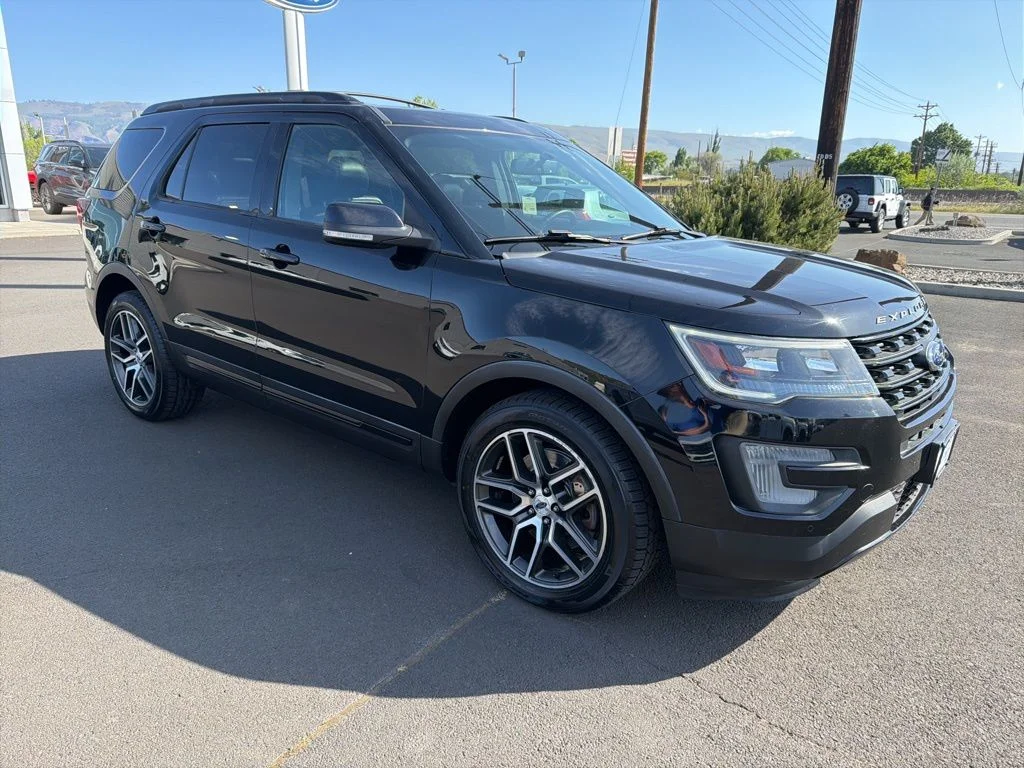 Used 2017 Shadow Black Ford Sport image 2
