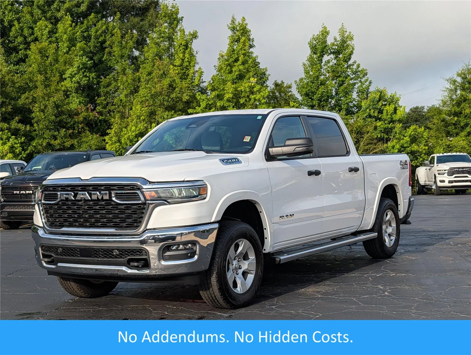 Used 2025 Bright White Clearcoat Ram Big Horn image 1