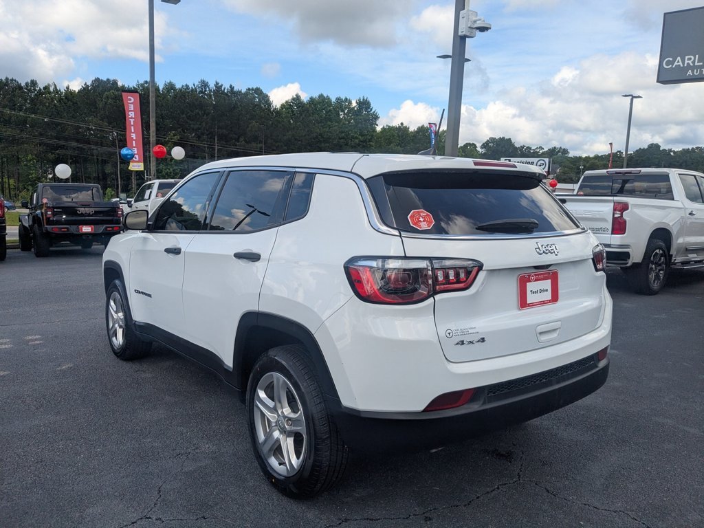 Used 2023 Bright White Clearcoat Jeep Sport image 7