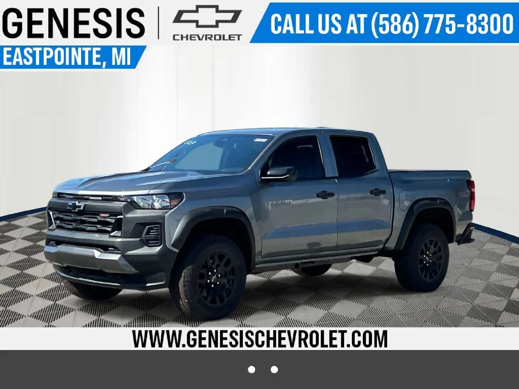 New 2026 Sterling Gray Metallic Chevrolet Trail Boss image 1