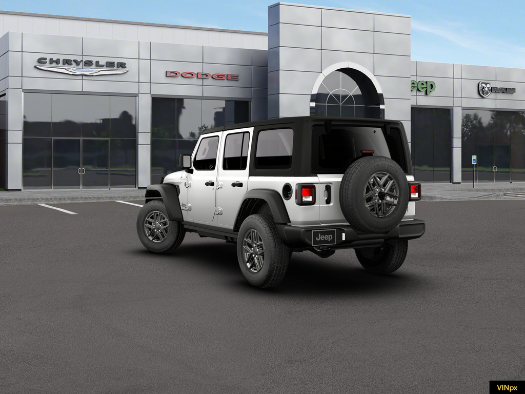 New 2026 Bright White Clear-Coat Exterior Paint Jeep Sport image 4