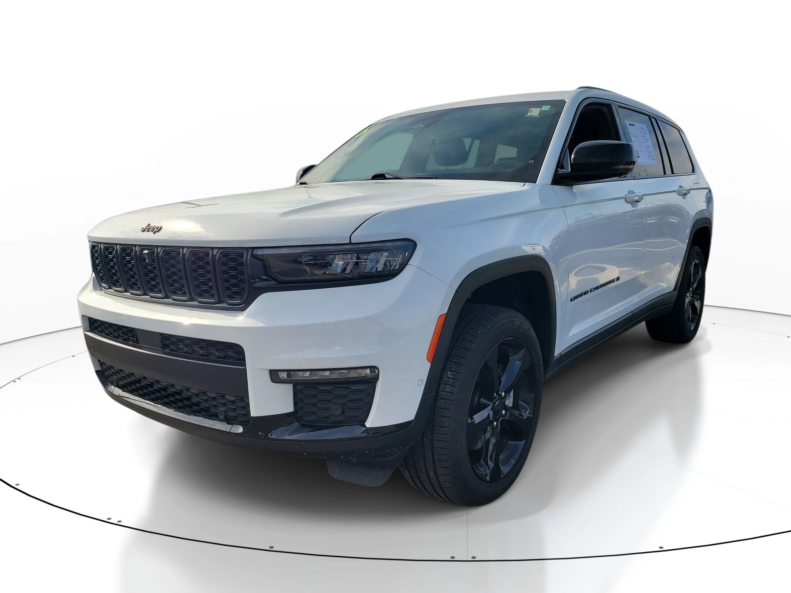 Used 2025 Bright White Clearcoat Jeep Limited image 3