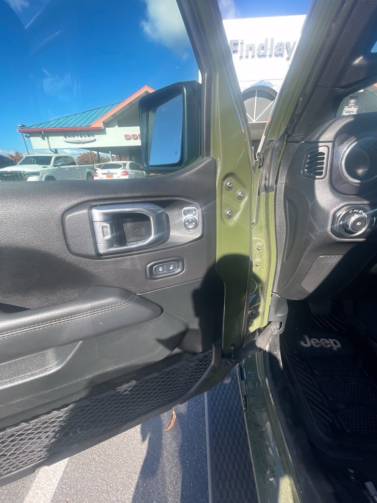 Certified Used 2021 Green Jeep Unlimited Sahara Altitude image 10