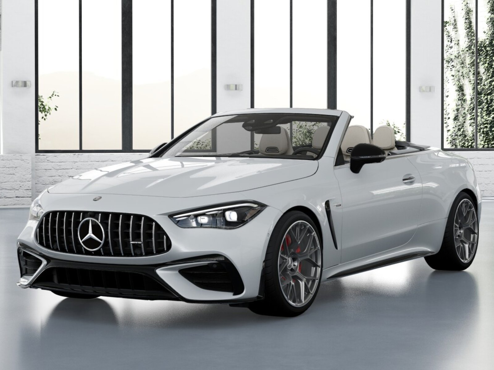 New 2027 MANUFAKTUR Moonlight White Metallic Mercedes-Benz AMG® CLE 53 4MATIC+ Cabriolet image 1