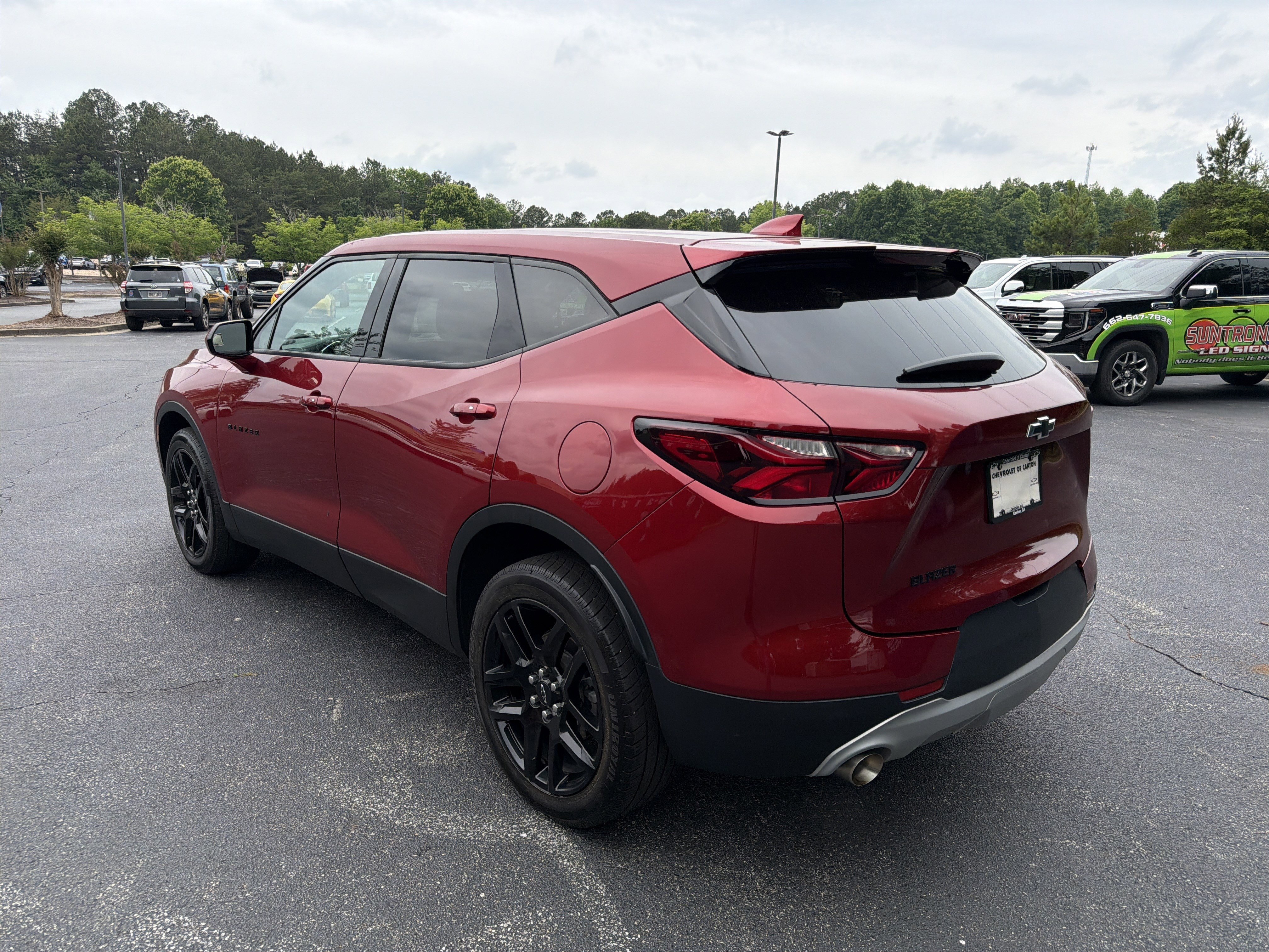 Used 2021 CHERRY RED TINTCOAT Chevrolet LT image 7