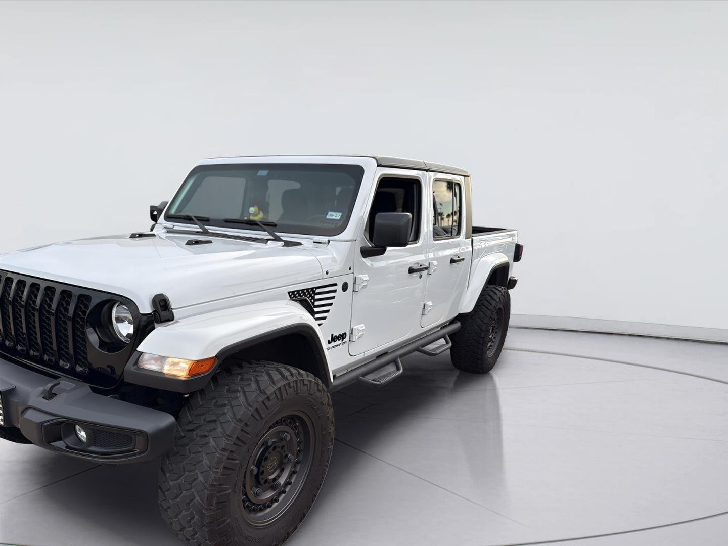 Used 2022 Bright White Clearcoat Jeep Altitude image 1