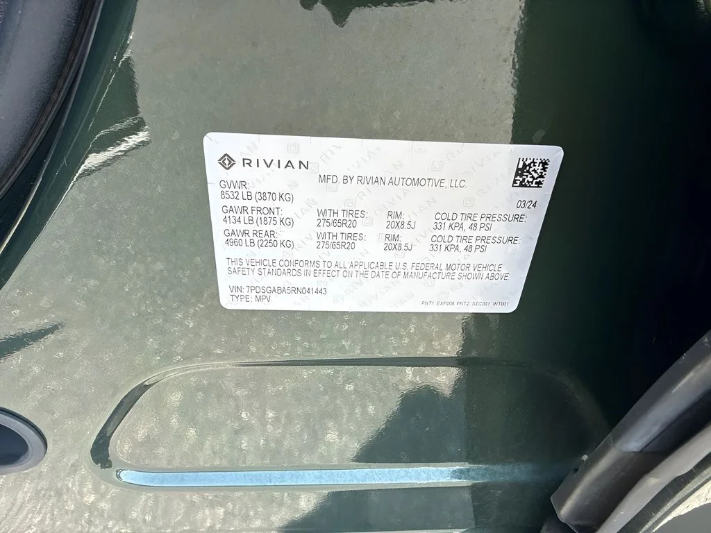 Used 2024  Rivian Adventure Quad Motor Large Pack image 32