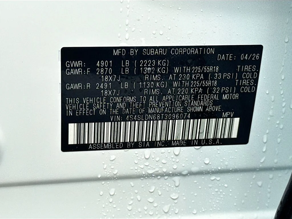 New 2026 White Subaru Limited image 42