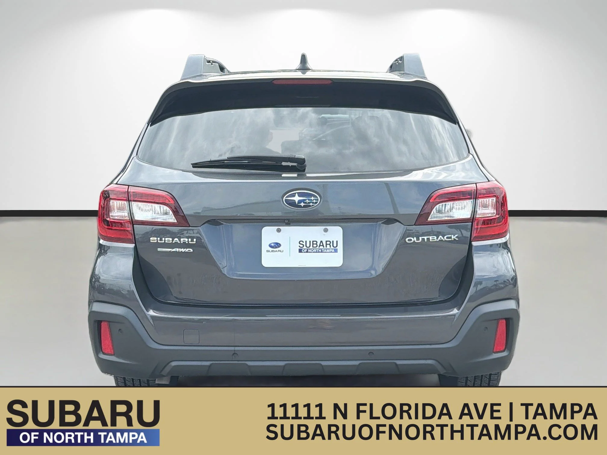 Used 2018 Magnetite Gray Metallic Subaru Limited image 1