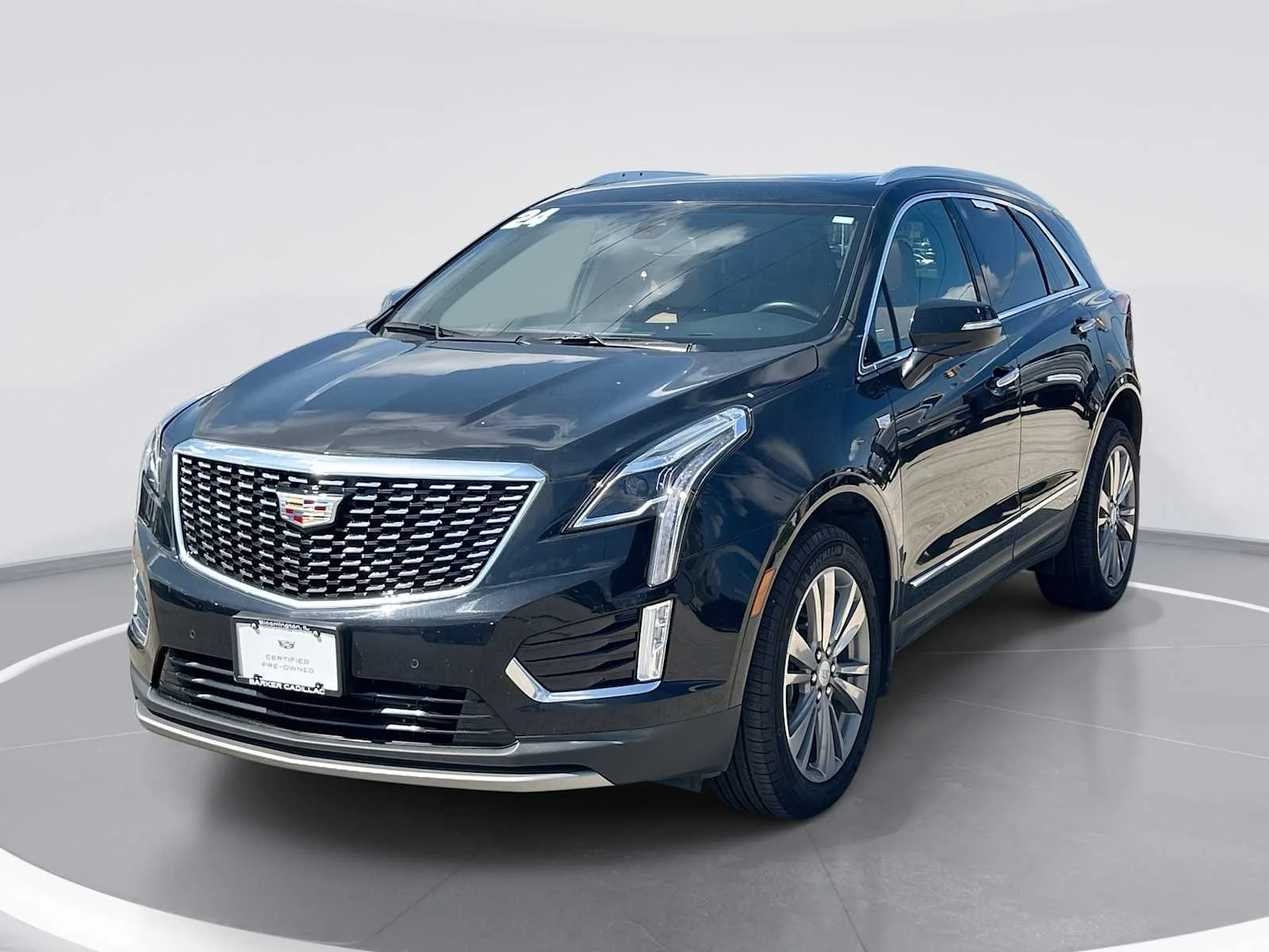 Used 2024 Stellar Black Metallic Cadillac Premium Luxury image 1