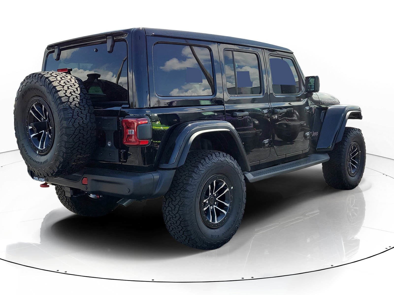 New 2026 Black Clear-Coat Exterior Paint Jeep Rubicon X image 3