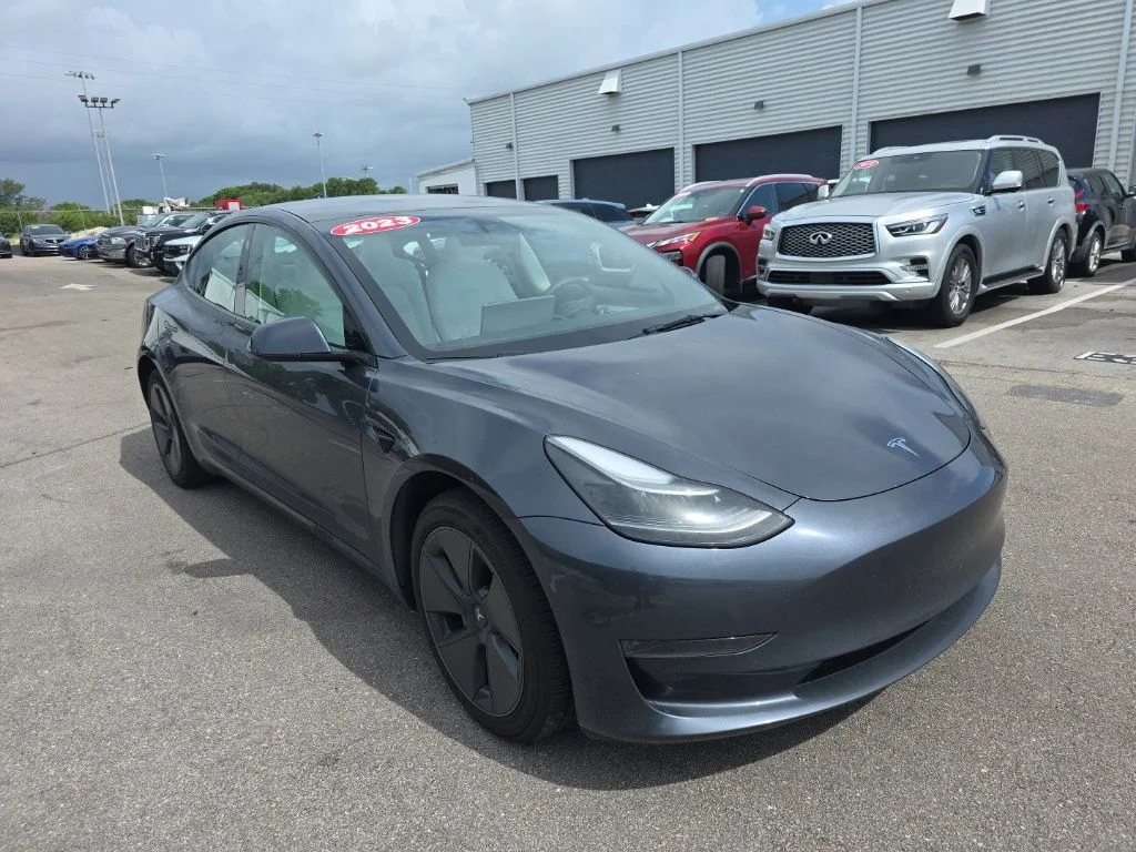 Used 2023 Tesla Model 3 Base with VIN 5YJ3E1EA3PF657294 for sale in Delray Beach, FL