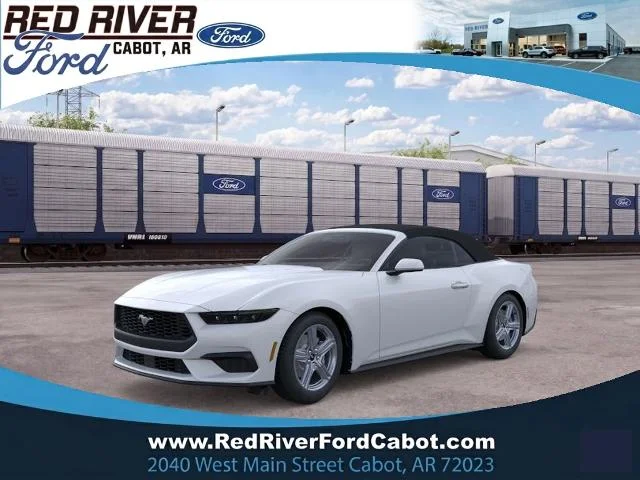 New 2026 Oxford White Ford EcoBoost® Premium Convertible image 1
