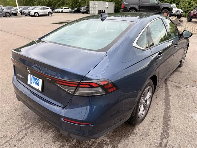 Certified Used 2024 Canyon River Blue Metallic Honda EX image 3