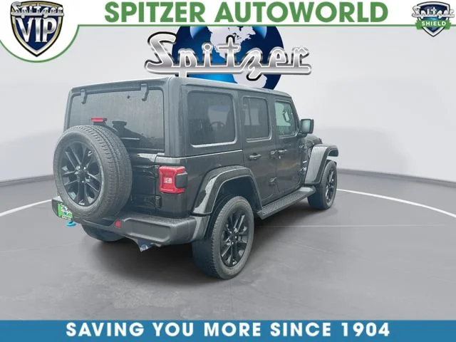 Used 2022 Black Jeep Unlimited Sahara 4xe image 9