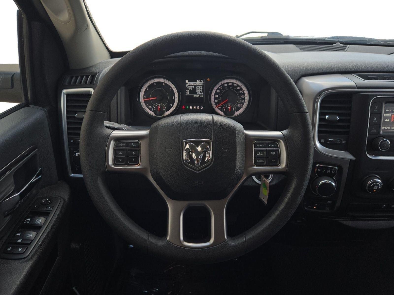Used 2024 Diamond Black Crystal Pearlcoat Ram SLT image 18