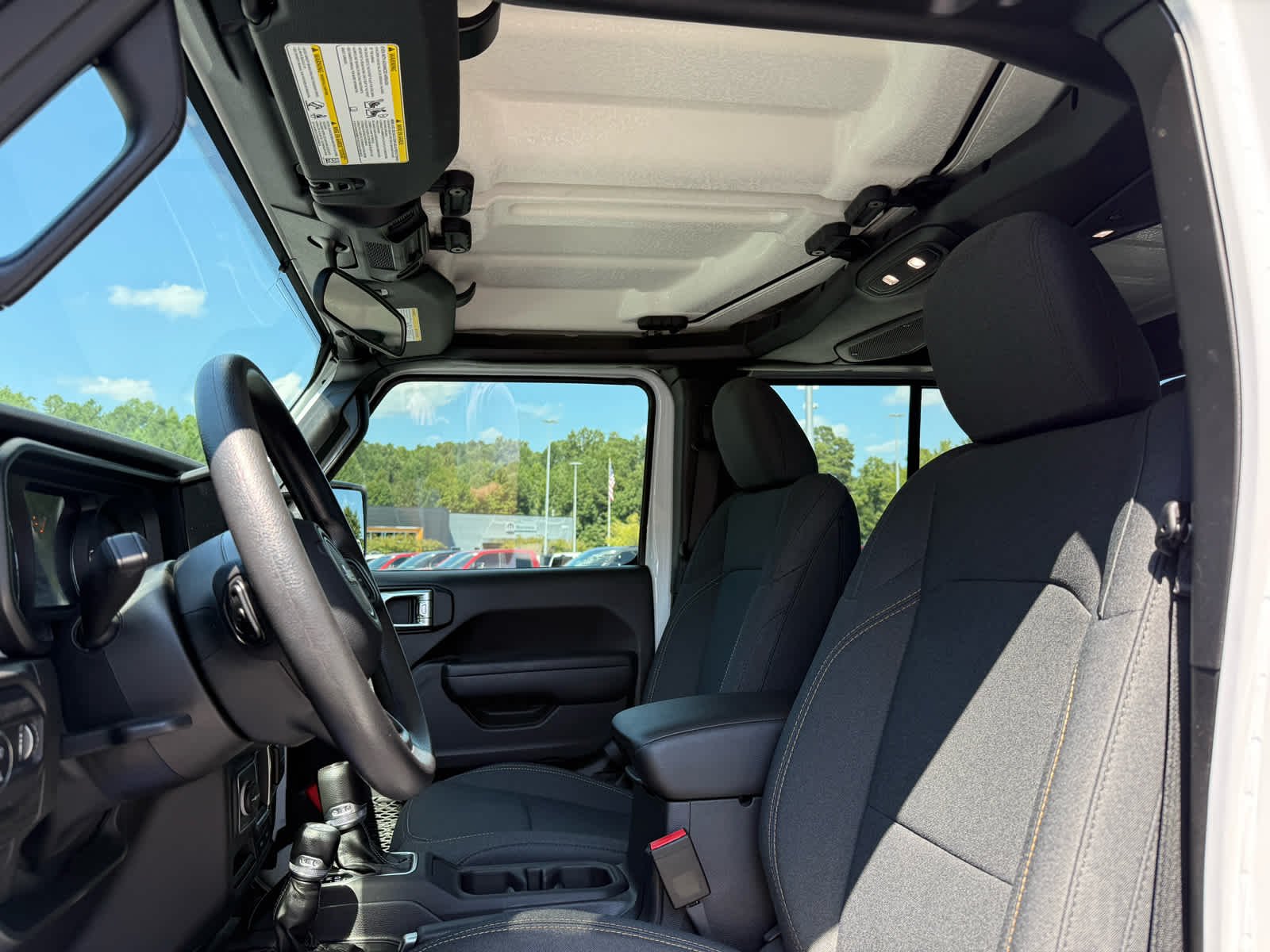 Used 2024 Bright White Clearcoat Jeep Sport image 23