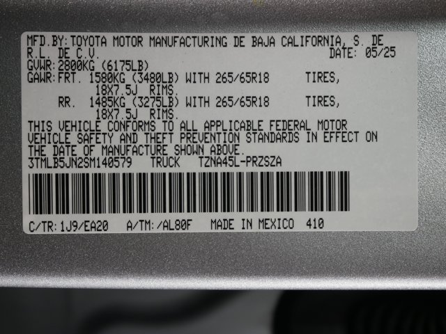 Certified Used 2025 Celestial Silver Metallic Toyota Double Cab TRD Sport w/ Premium Pkg image 33