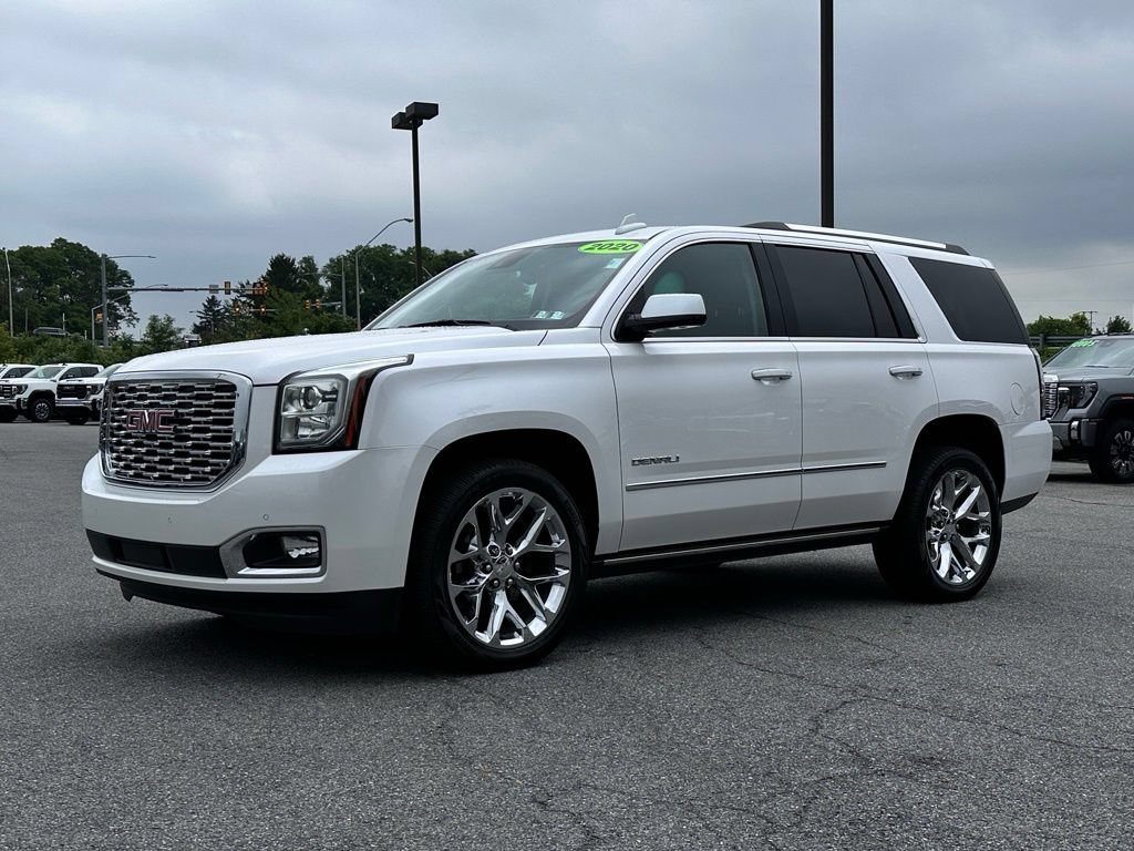 Used 2020 WHITE FROST TRICOAT GMC Denali image 2